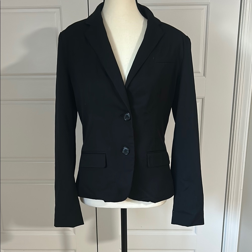 Merona Black Blazer Tailored Professional Suit Jacket